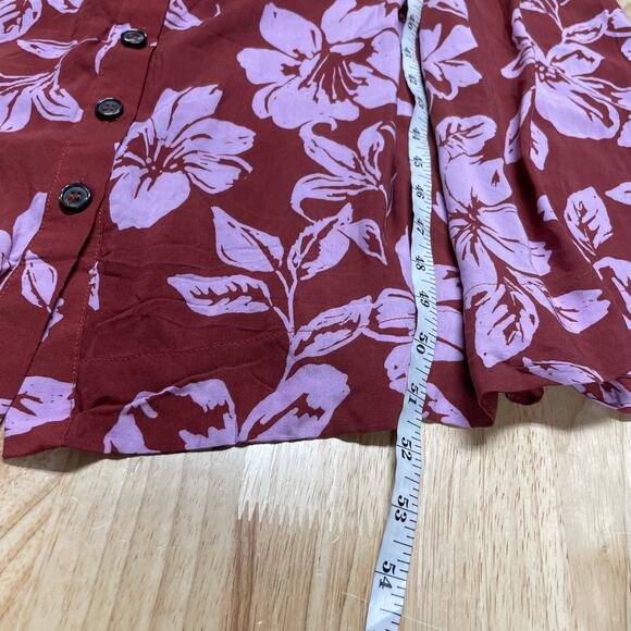 Free People NWT The Perfect Sundress Floral Midi Button Dress Size M Tie Back - Picture 12 of 12